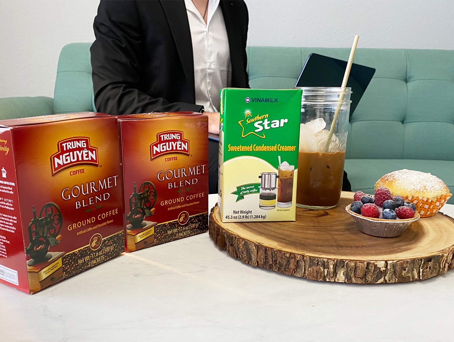 Vietnamese Coffee Pour Over Set 3 Pcs. 2 Pack Trung Nguyen Gourmet