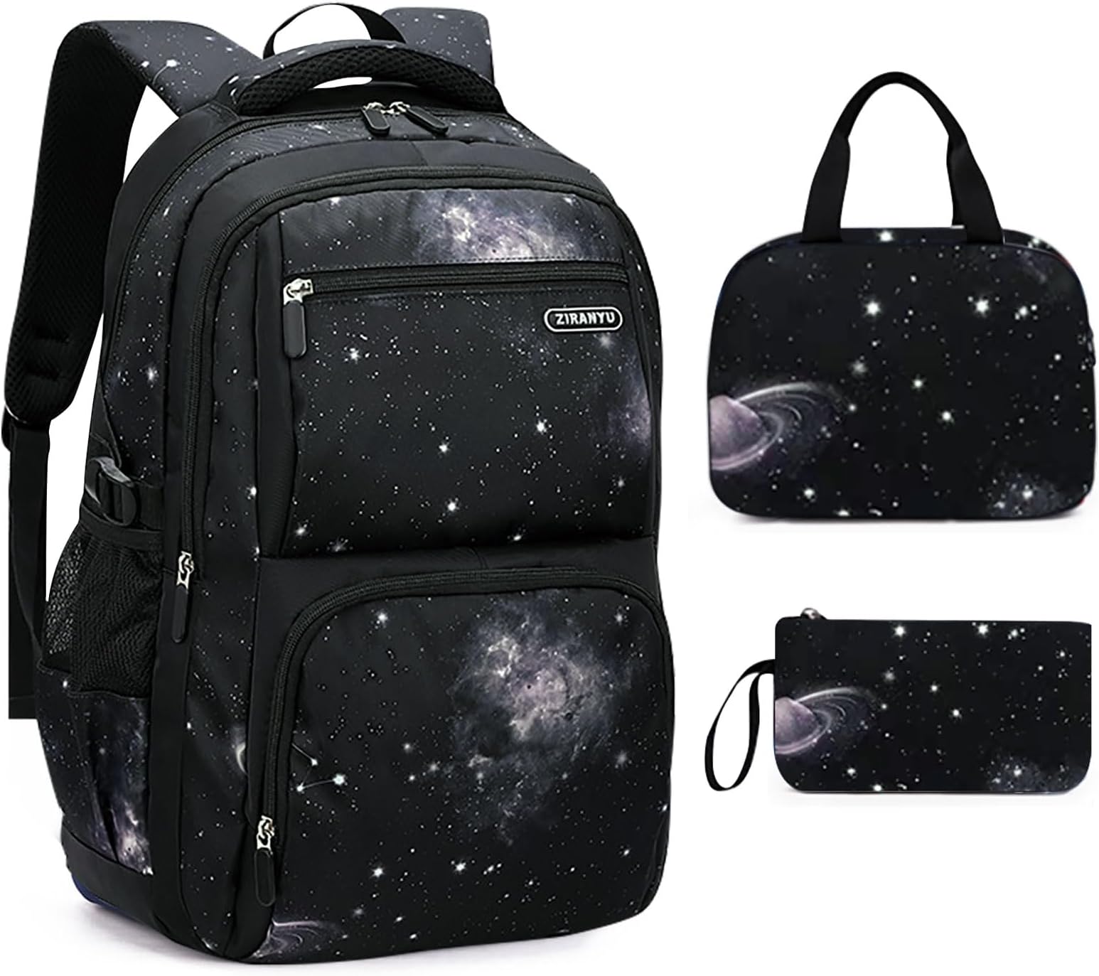 Boy Starry Sky Printed Primary Junior High University School Bag Bookbag,Backpack,Casual Shoulder Bag Travel Rucksack