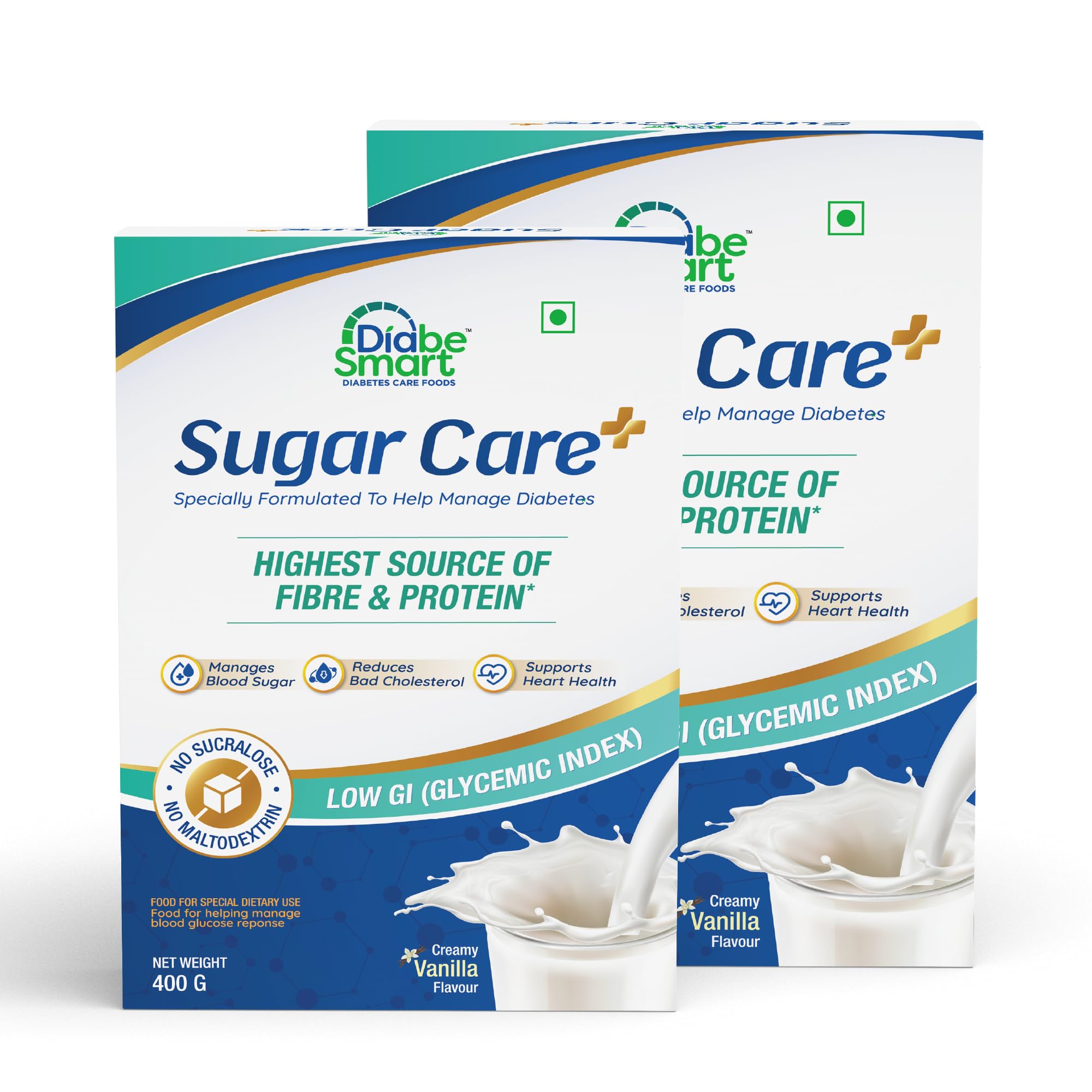 DiabeSmart Sugar Care Plus for Diabetes Management 800g| 90% Low Fat, High Fiber & High Protein| Low GI Sugar Free Diabetic Protein Powder| Adult Nutrition Drink| Vanilla (B0D8L6BQVN) Amazon Price History, Amazon Price Tracker