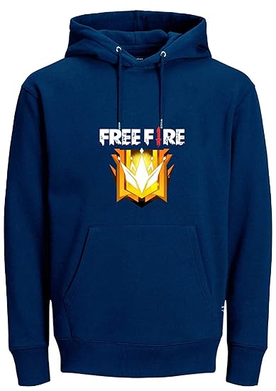 Shree Chitransh Creation Grey Cotton Fleece Round Neck Sweatshirt Hoodie for Kids Boys Girl (7-8 Year, Blue)