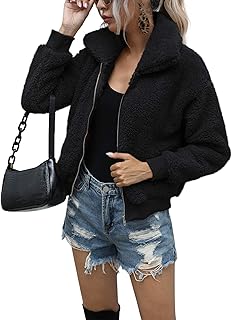 Amazon.com: black sherpa jacket women