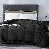 Vista 16 de SLEEP-NEST Funda de edredón extragrande tamaño King de 128 x 120 pulgadas, funda de edredón de lujo de 1 pieza, 600 hilos, funda de edredón 100%