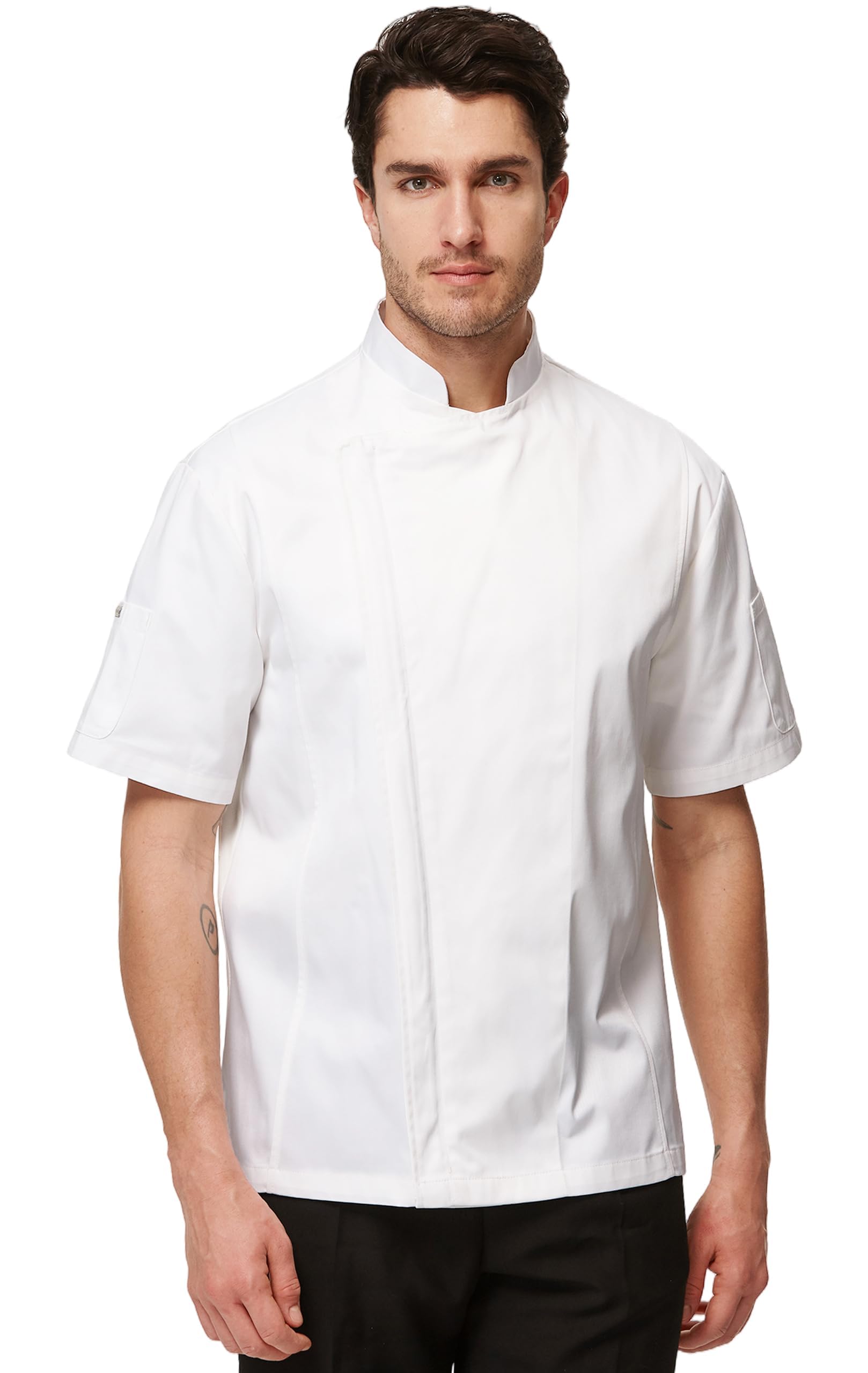 Chaqueta de cocina para hotel, cocina, restaurante, uniforme de trabajo, panadería, cocina, servicio de alimentos, catering, ropa de chef profesional 2947M