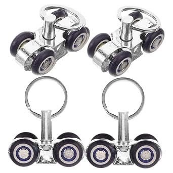 Metal Infusion Rail Pulley Accessories 4pcs for Healthcare Settings