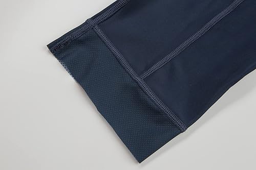 Miniatura 5 de RISESBIK Pantalones cortos de ciclismo 34 para hombre, pantalones cortos acolchados 4D para bicicleta, UPF50+