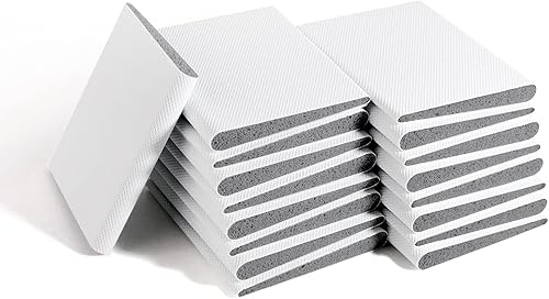 Builder Supply Sello de esquina para puerta, marco de puerta exterior, tapón de cuña con adhesivo, paquete de 16, blanco, 16 blanco