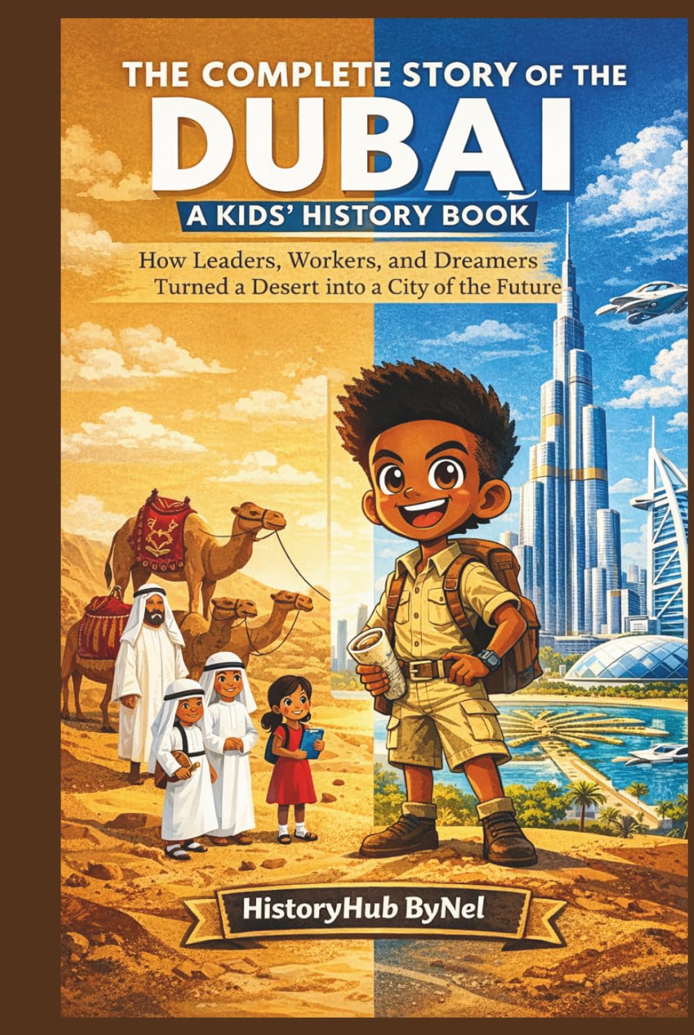 The Complete Story of DUBAI: A Kids' History Book: How Leaders, Workers, and Dreamers Turned a Desert into a City of the Future (History Books for Children)