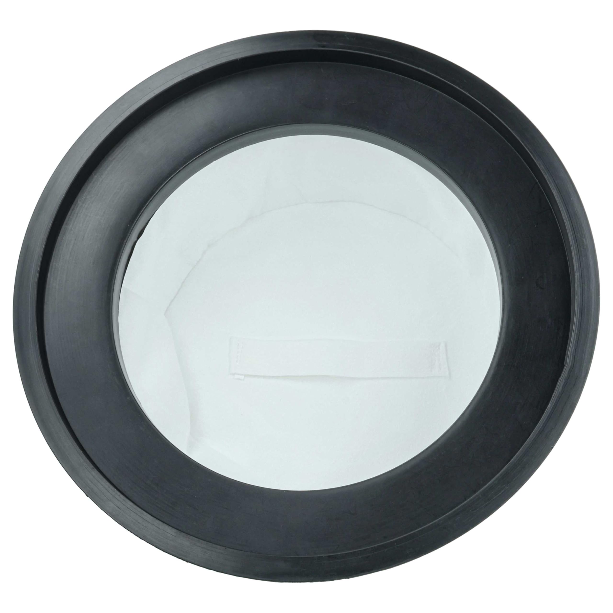vhbw filtro a sacco compatibile con Ghibli AS 7, 10 aspiratore per secco, aspirapolvere - Filtro di ricambio nero/bianco