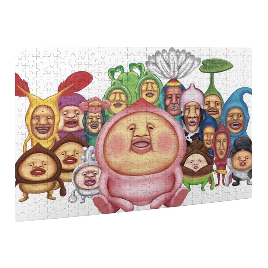 こびとづかん ジグソーパズル　特大　完成品　フレーム付き 『希少品』 Amazon.co.jp: こびとづかん ジグソーパズル 絵パズル 1000