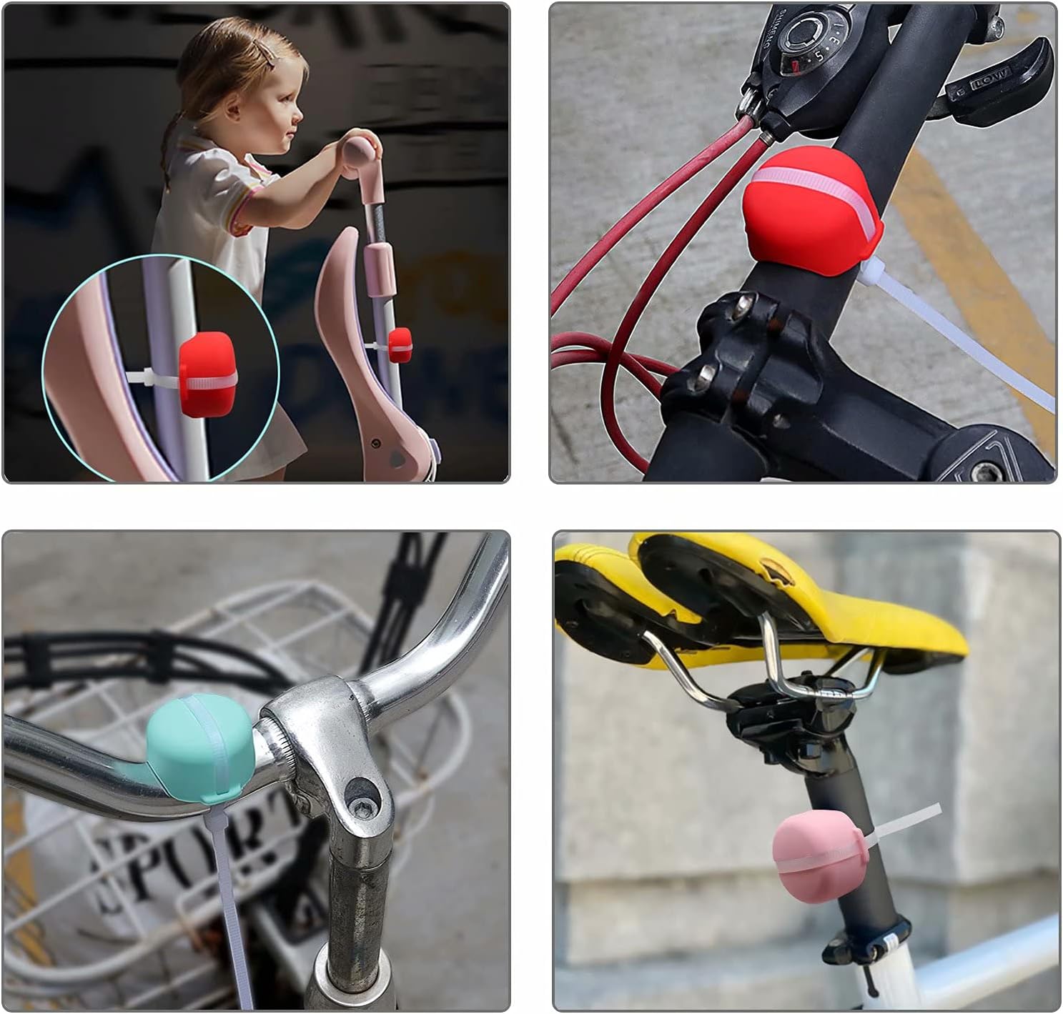 tcpqx airtag bike mount tube loop silicone case waterproof shockproof anti lost for bicycle bracket accessories with protective film