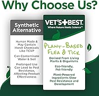 Vista 22 de Vet’s Best Indoor Flea and Tick Spray – Dog Flea and Tick Treatment for Home, Plant-Based Formula with Natural Oils, Kills Fleas, Eggs & Ticks on