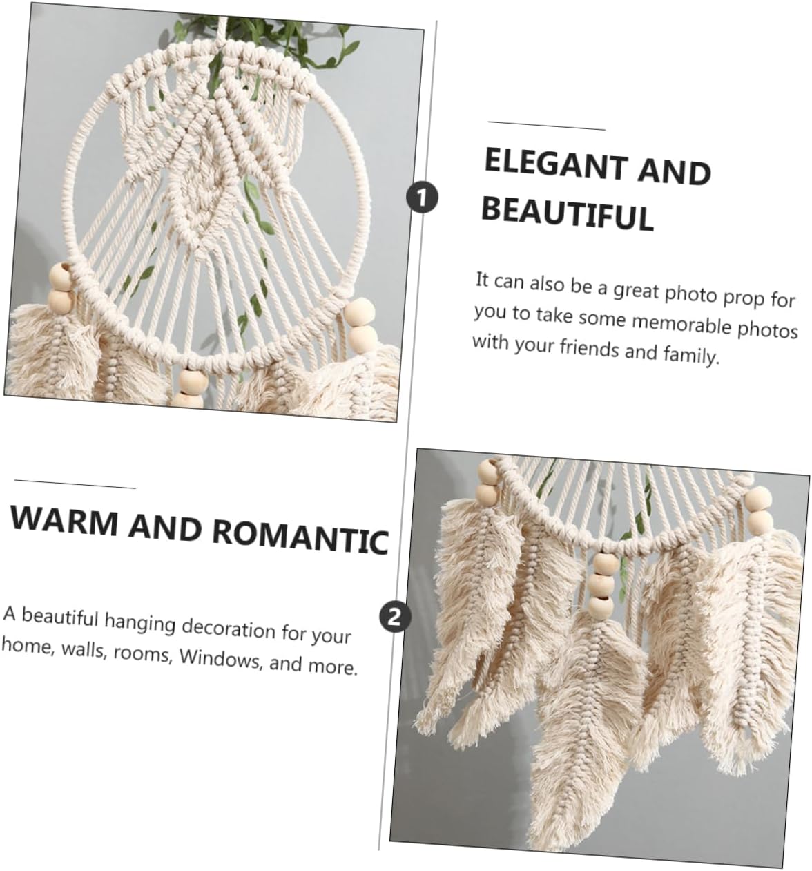 Boho Aesthetic Room Decor Girls Bedroom Teen Girl Room Decor Boho Wall Wall Hanging Dream Catcher Leaf Dream Catcher Art Hanging Art