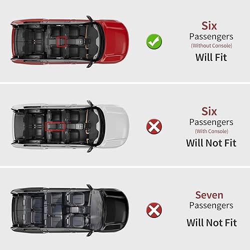 Miniatura 2 de YITAMOTOR Alfombrillas para Jeep Grand Cherokee L 2022-2024 (6 pasajeros sin consola central) ajuste personalizado Jeep Grand Cherokee L TPE para