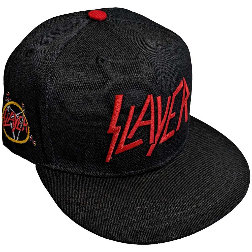 Rock Off Black Slayer - Logo - Snapback Cap - Cotton - Officially Licensed Merch