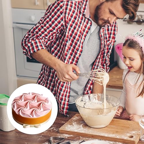 Miniatura 9 de 1 molde de silicona para pastel de flores, molde antiadherente para hornear, para mousse, chocolate, gelatina y pudín, utensilios para hornear