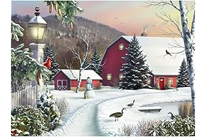 Bits and Pieces - In The Still Light of Dawn 500 pc Winter Jigsaw Puzzle