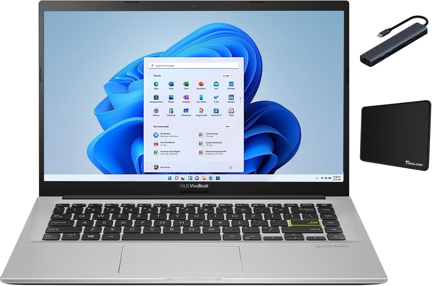 Amazon.com: ASUS Vivobook 14 inch Laptop, 10th Gen Intel Core i3-1005G1 ...