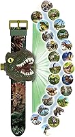 Vista 10 de RAYCHY Reloj Dinosaurio Linterna Proyector Juguetes Patrón Animal Antorcha Juguetes Educativos Regalo