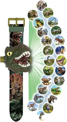 RAYCHY Dinosaur Watch Flashlight Projector Toys Animal Pattern Torch Educational Toys Gift