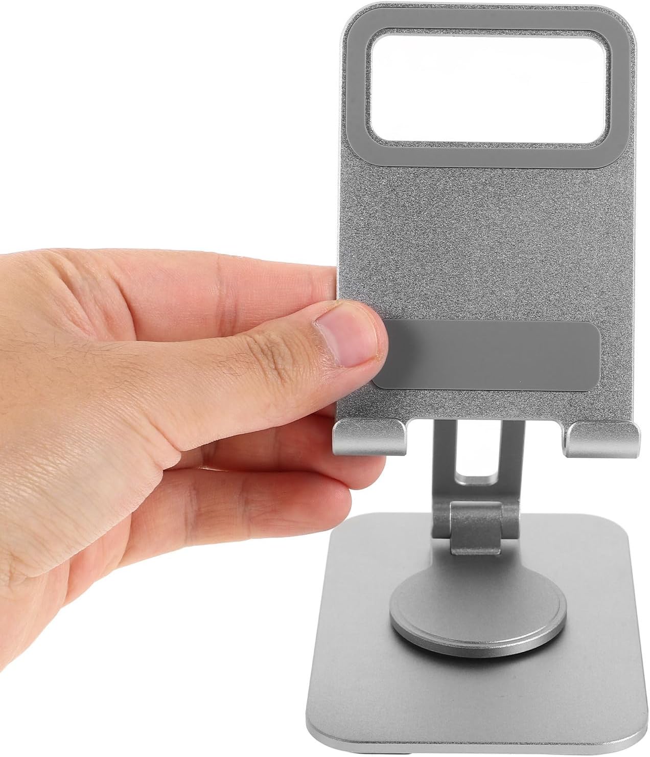 Gadpiparty Foldable Rotating Phone Stand for Tablet and Desk Alloy Holder image 3