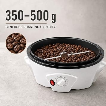 500g Coffee Bean Roaster Machine with Timer, 110V