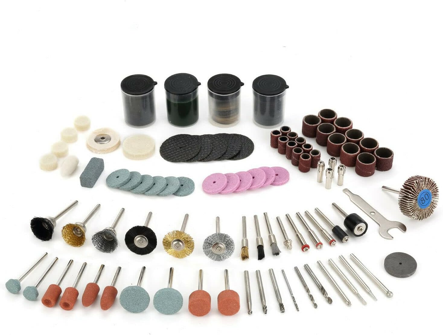 HYPER TOUGH 208PC ROTARY TOOL ACCESSORIES KIT Polishing Sanding Grinding Cuttin Amazon.ca
