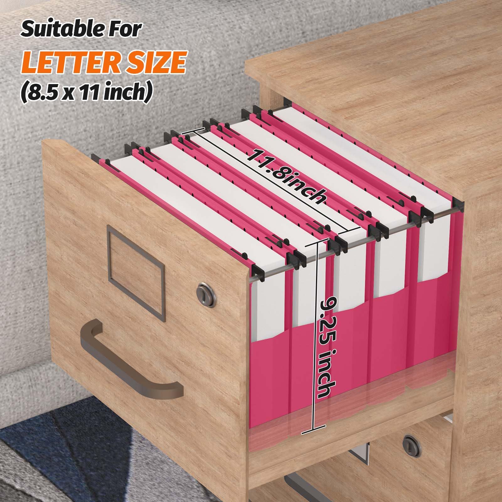 Shutex Cartelle portadocumenti in plastica da appendere, confezione da 12 cartelle rinforzate espandibili formato lettera, tasca a fisarmonica, resistenti, espandibili da 5 cm, organizer rigido da