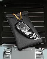Vista 2 de FIREDOG Faraday Pouch for Car Keys and Smartphone, Key Signal Blocking Bag, Cell Phone Keyless Entry Fob Signal Blocking Bag