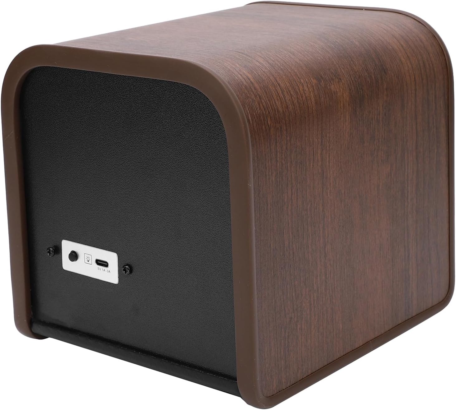 Pwshymi Automatic Mechanical Watch Winder Quiet Running Wood Box for Home LED Display for, Fiber Density Board