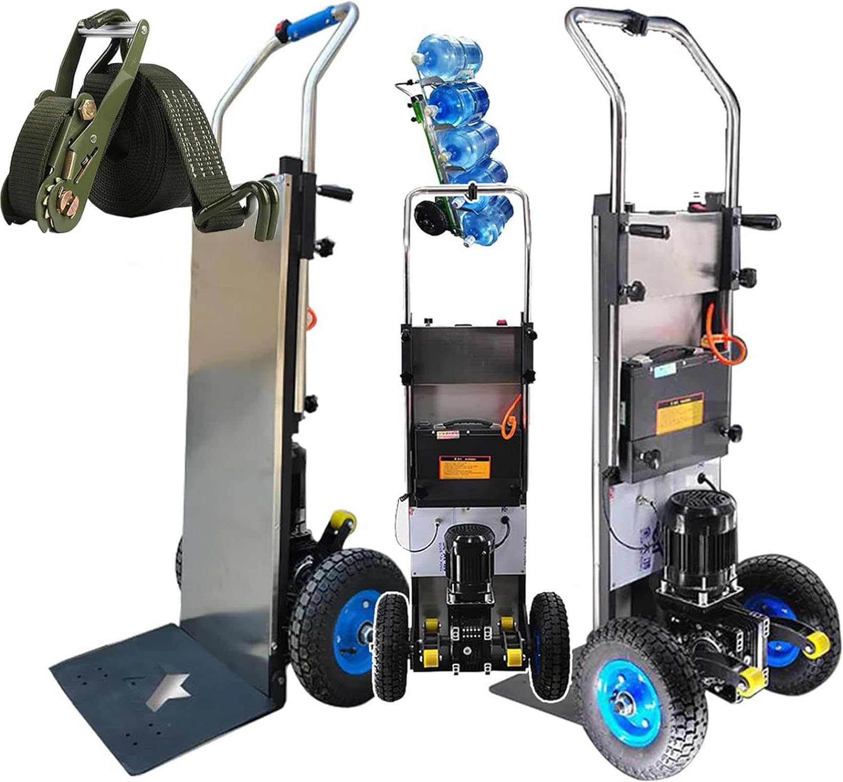 LXZECSDOP 1200W Electric Stair Climber, Heavy Object Handler, Load Capacity: 400Kg, 48V/36Ah Battery, With Telescoping Handle: 45-65 Inches, Good Helper For Up And Down Stairs