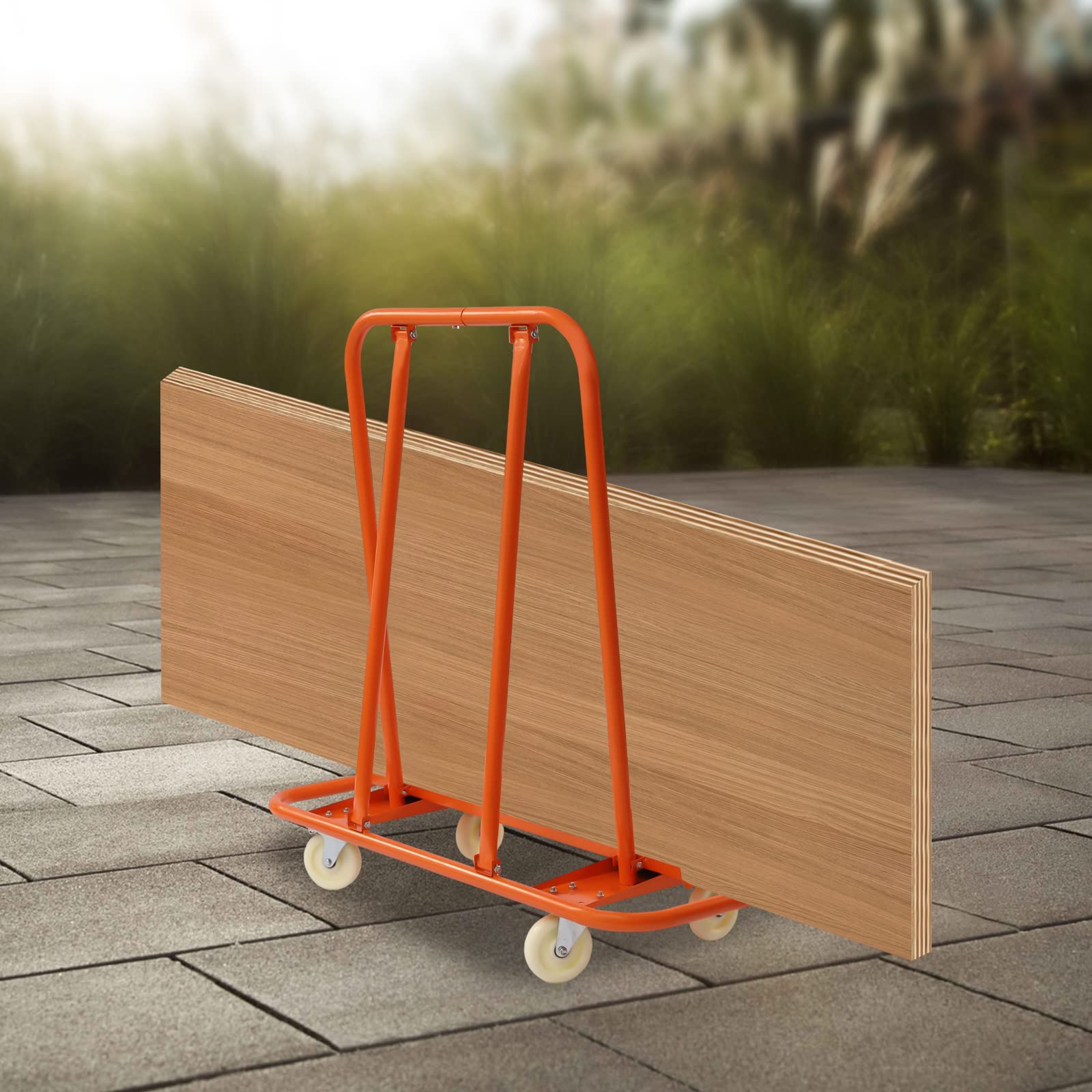 JAYGOVAN Drywall Cart, 1600 LBS Panel Dolly Cart with 46