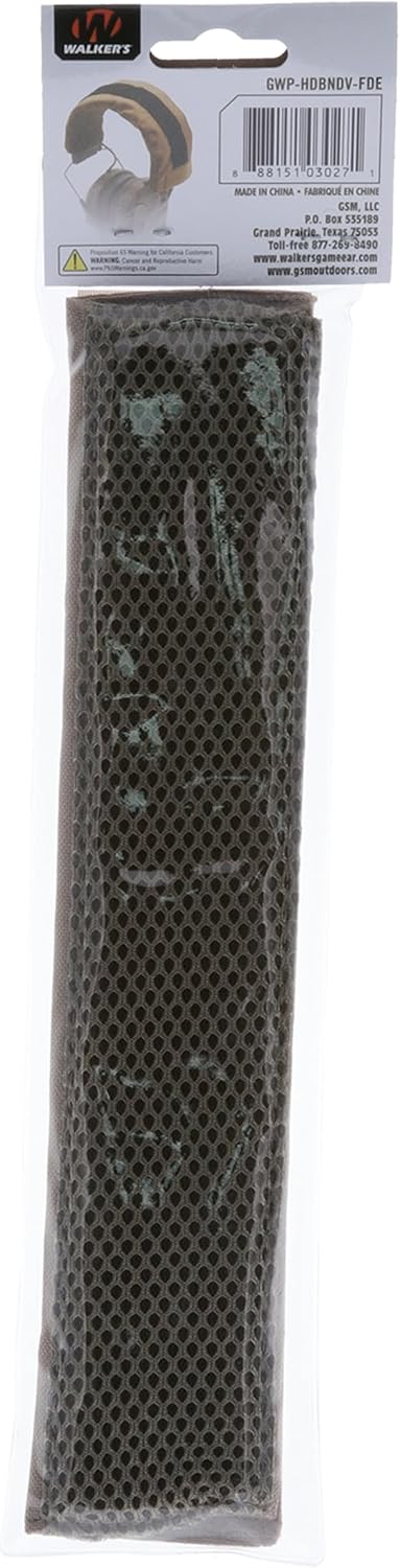 Walker's Headband Wrap for Shooting Earmuffs, Universal Breathable Hearing Protection Headset Cover, Hook & Loop Closure