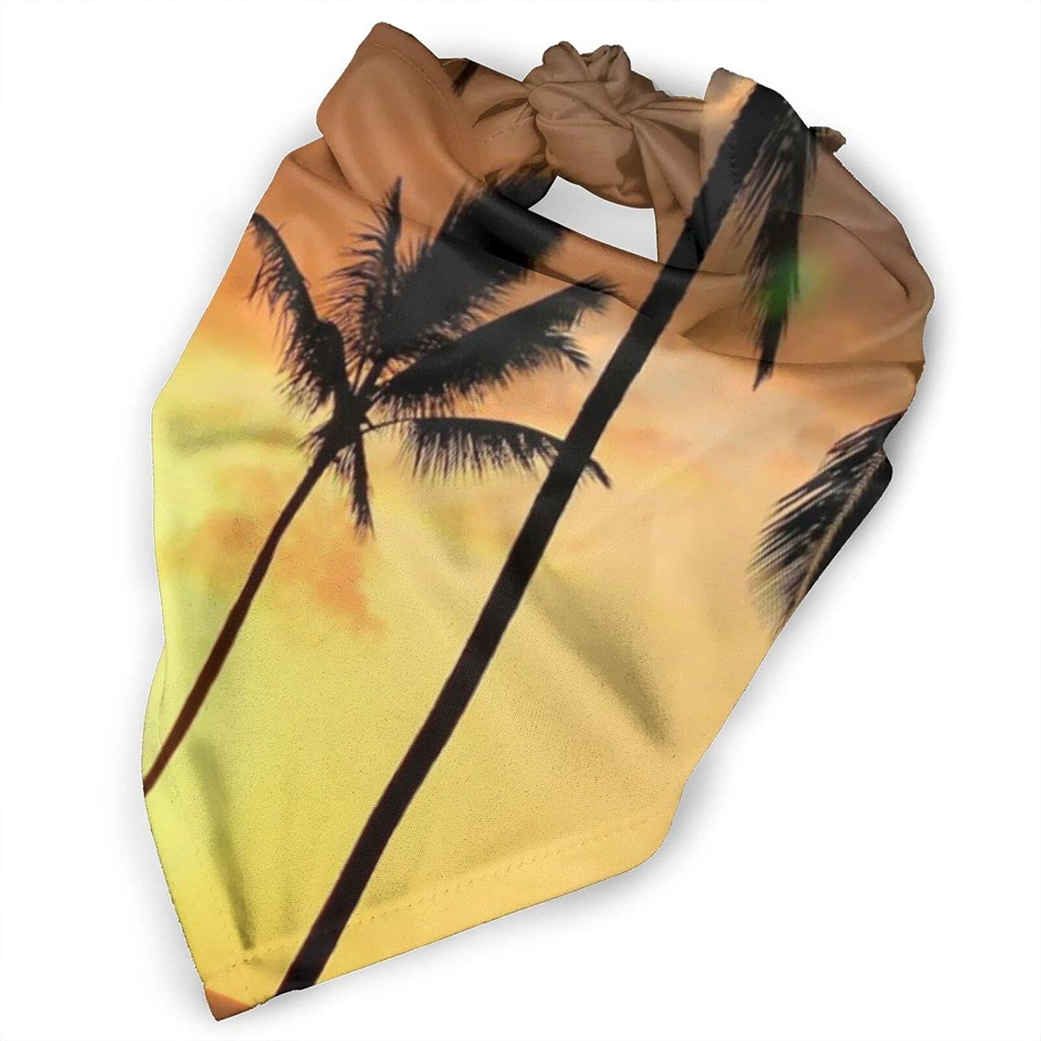 ユニセックスポリエステル製口タオル 典雅 梟柄印のナプキン 多機能三角形食事