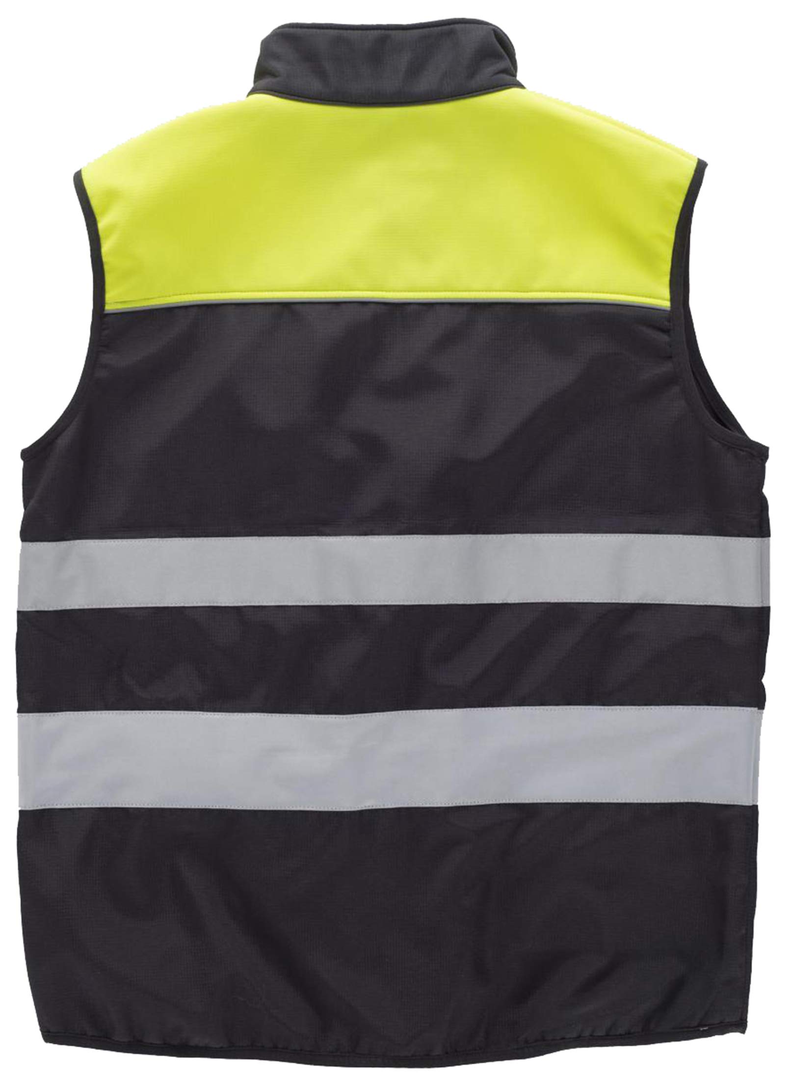 WORKTEAM Chaleco Alta Visibilidad Softshell Ripstop Reflectante Cortavientos Impermeable EN 17353 EN 14058