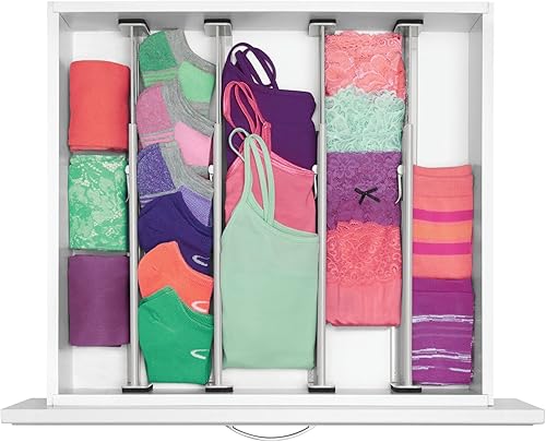 Miniatura 7 de mDesign - Organizador de cajón expandible de 2.5 pulgadas de alto