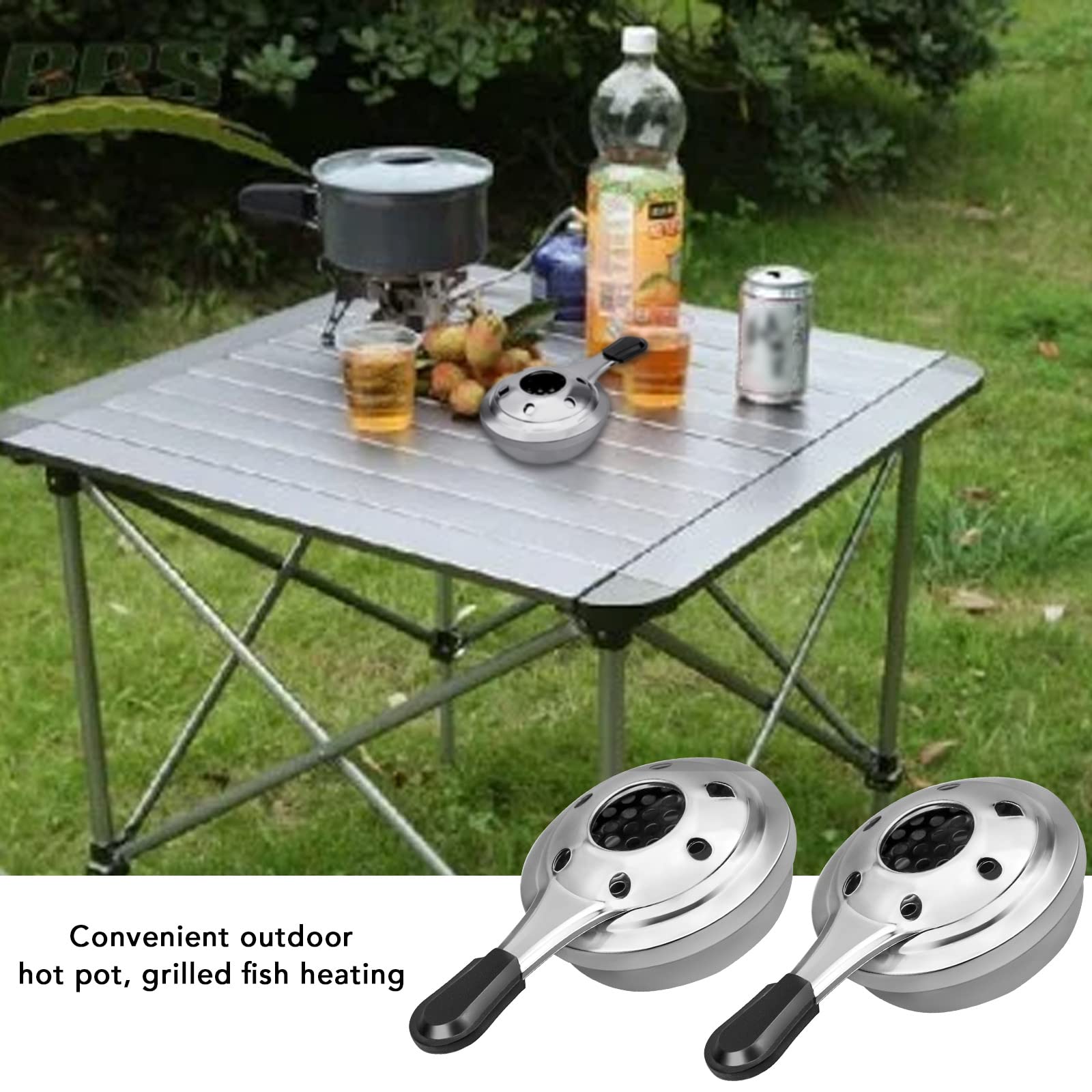 Pathfinder RVS alcohol brander met vlamregelaar
