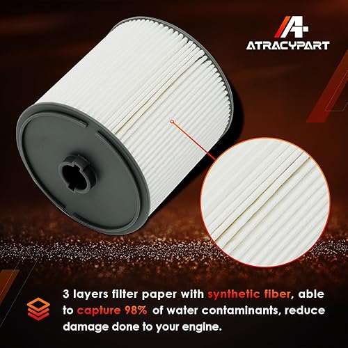 Miniatura 5 de Juego de separador de agua y filtro de aceite Cummins de 6.7L Reemplazo para Dodge Ram 2500 3500 4500 5500 2019-2024 Reemplaza# 68436631AA,