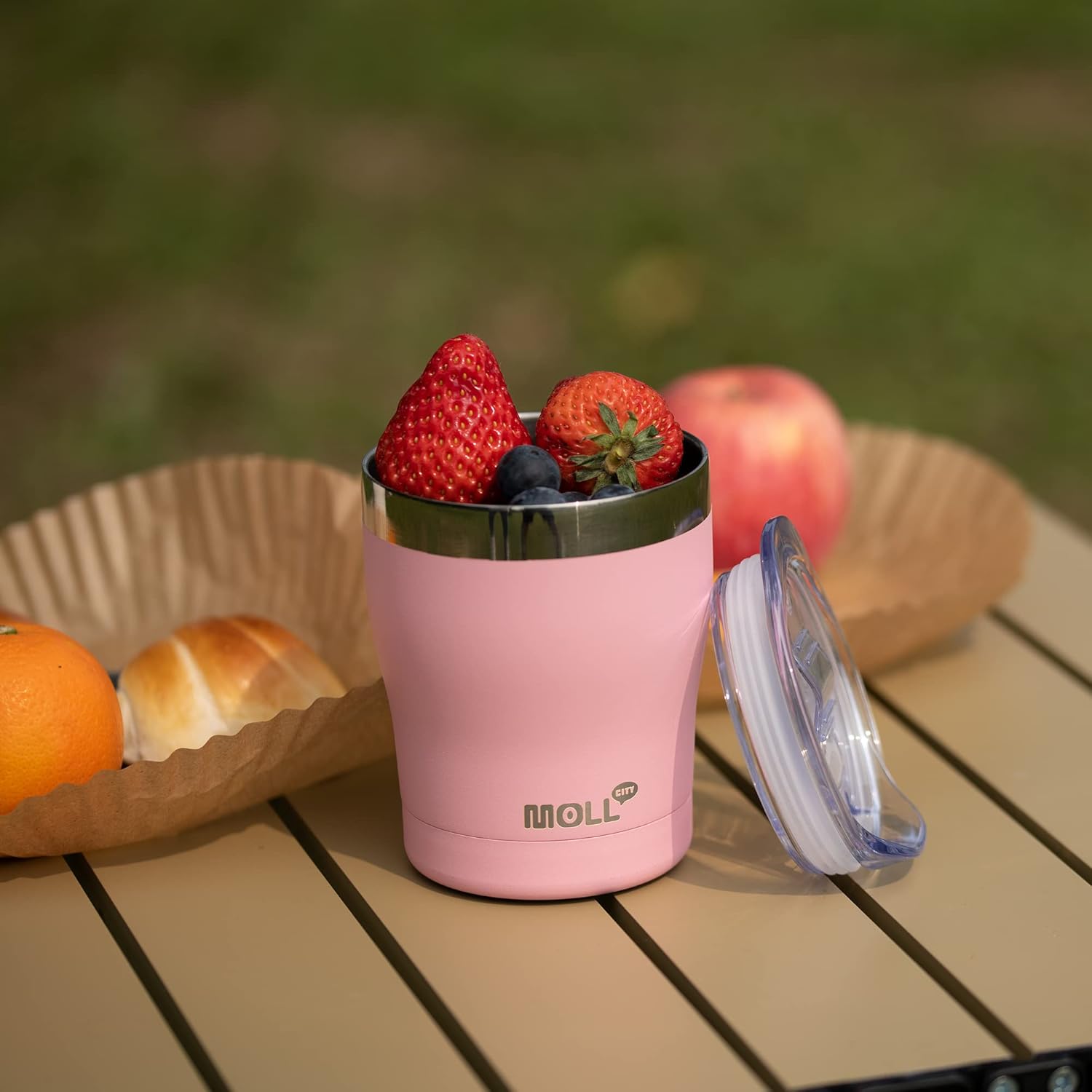 Kids Tumbler with Straw-9 oz Stainless Steel Double Wall Vacuum Insulated Tumbler Cup with Leak-Proof Lid, Sweat-Free (Pink) - Image 2