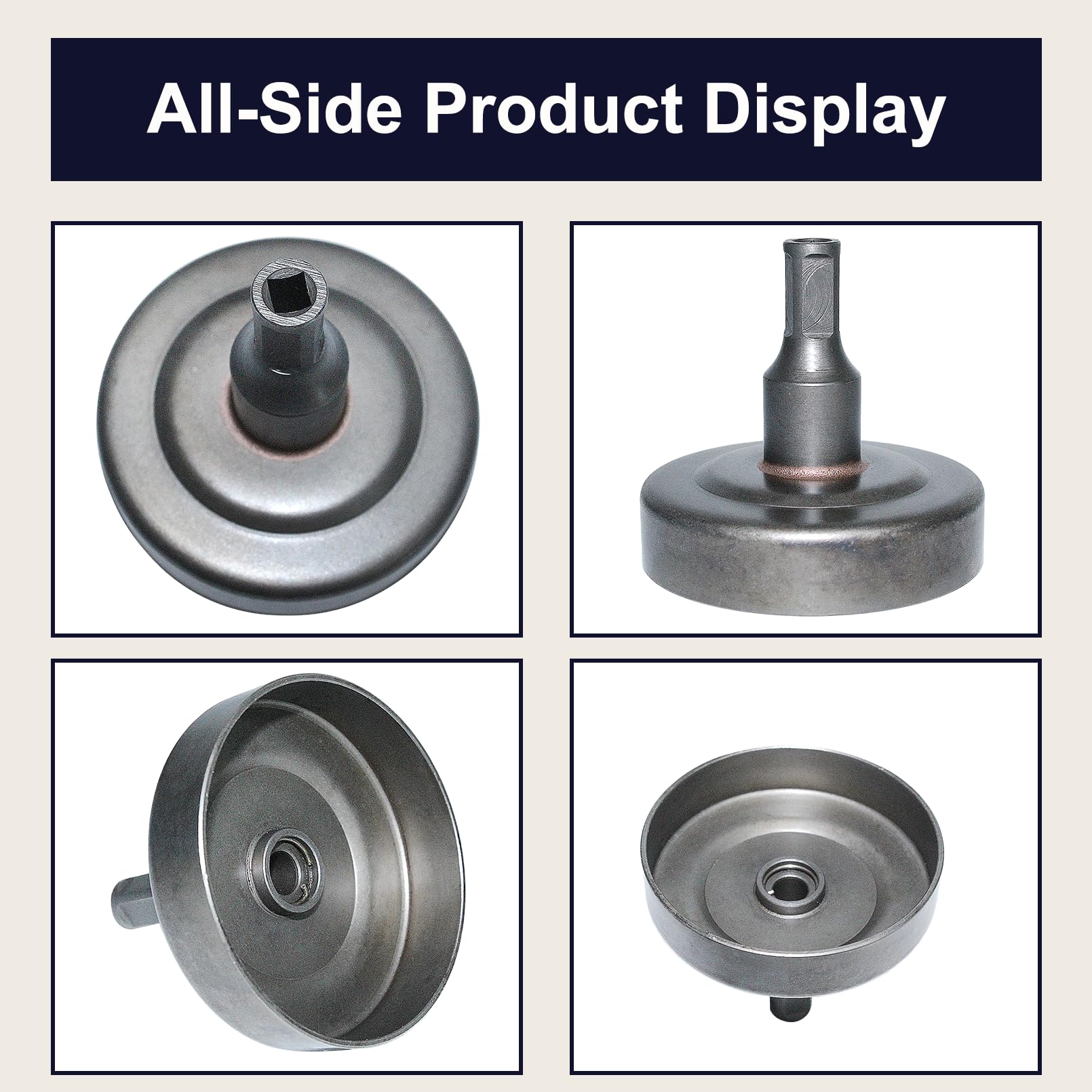 Kit Tamburo Frizione, per Stihl FS45 FS46 FS50C FS55 FS56 FS70 HL45 KM55, include Gruppo Frizione, Ricambi per Tosaerba, Ricambio 41401602000 41401602909