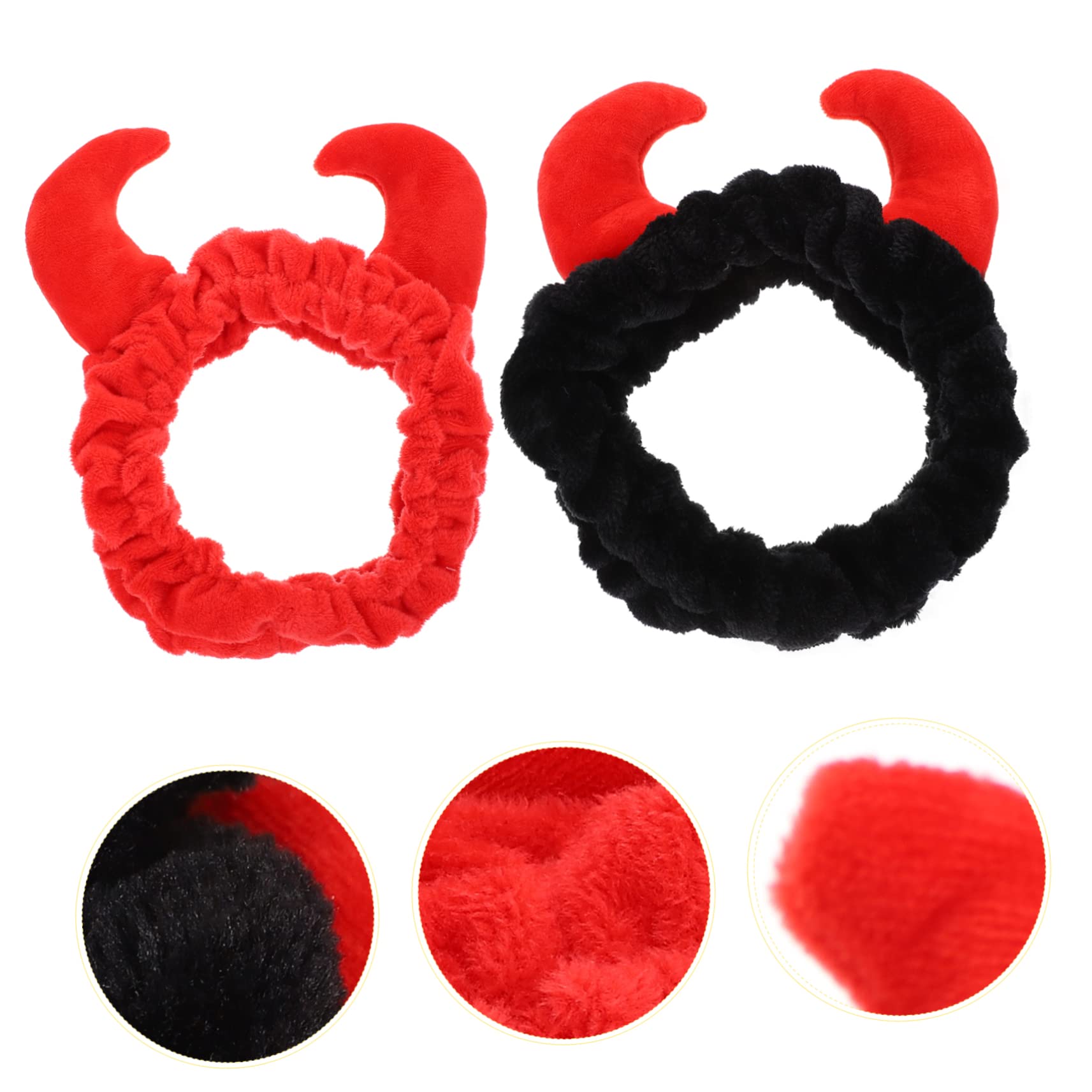 LALAFINA 2pezzi Fascia Per Capelli Da Spa Fascia Elastica Laccio Per Capelli in Peluche