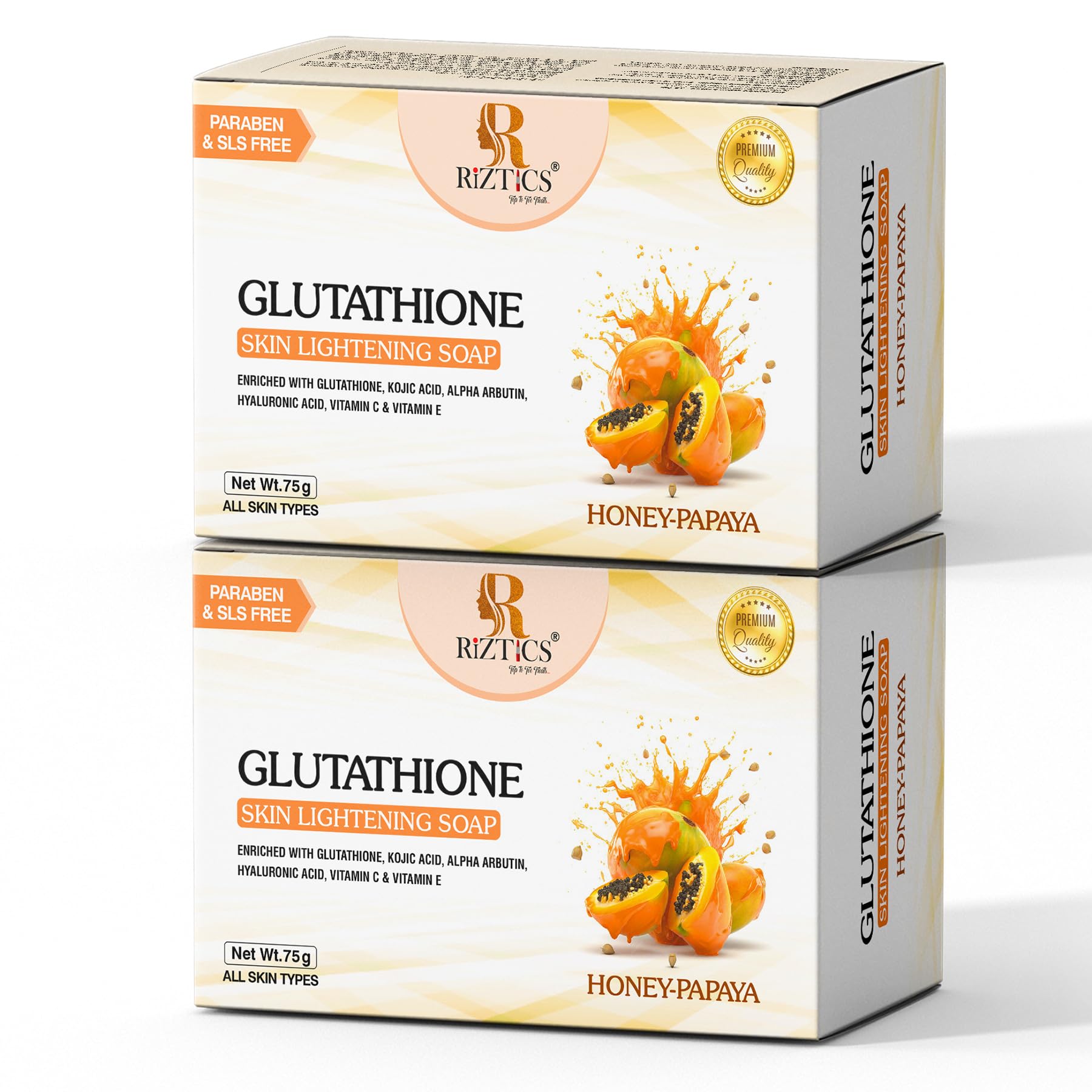 Buy L-Glutathione Soap With Vitamin C, Arbutin & Kojic - Reduces Sun Tan, Fades Dark Spots & Hyperpigmentation | Daily Bathing Soap
