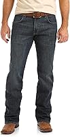 Wrangler Men's Retro Limited Edition Relaxed Fit Boot Cut Jeans - Vintage Western Style, Low Waist Comfort Over Boots