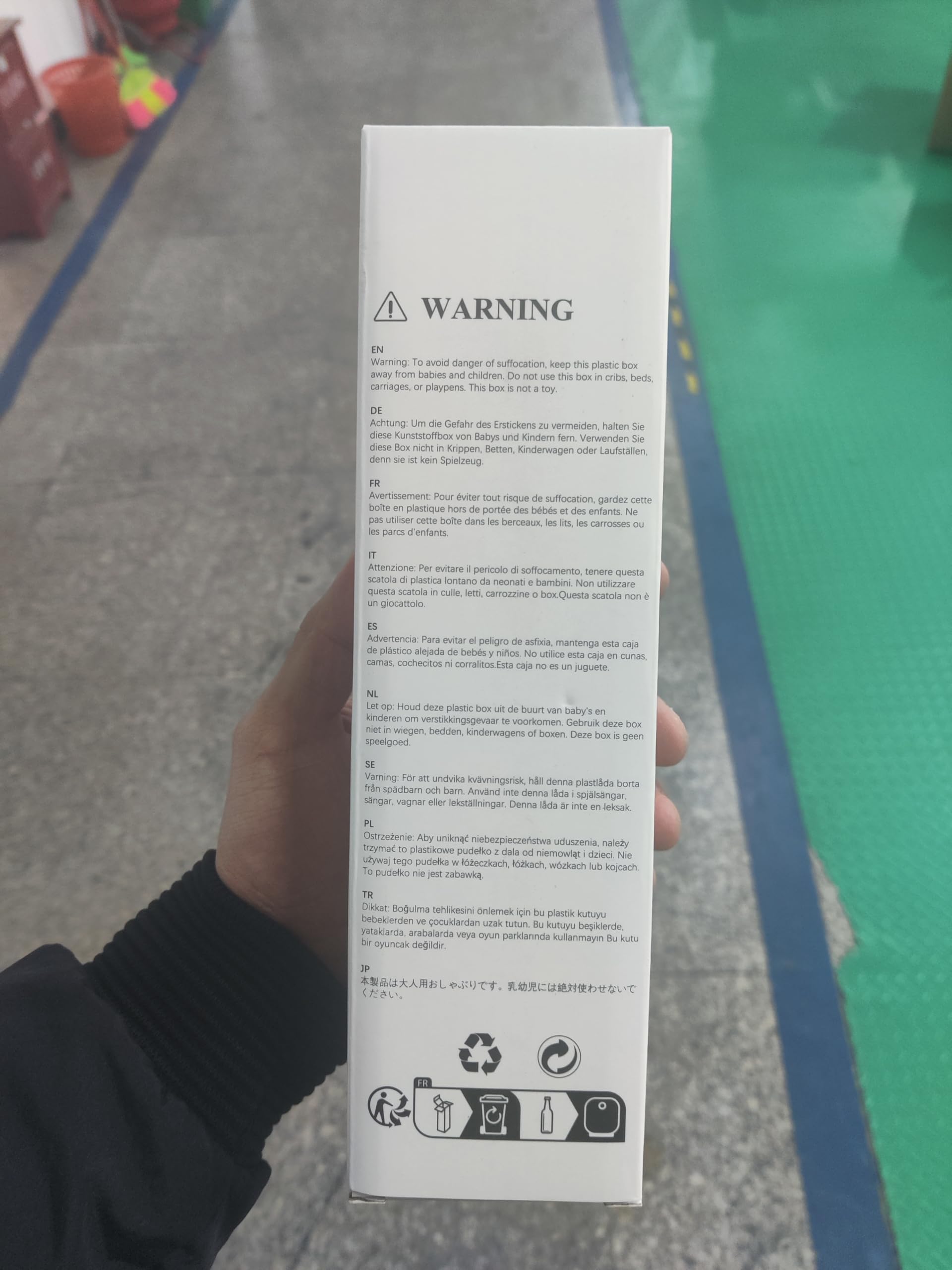 LittleForBig Erwachsene Flasche Ultra Gedruckt Spezialität Überdimensioniert Glas Fütterung Little Blue Muster