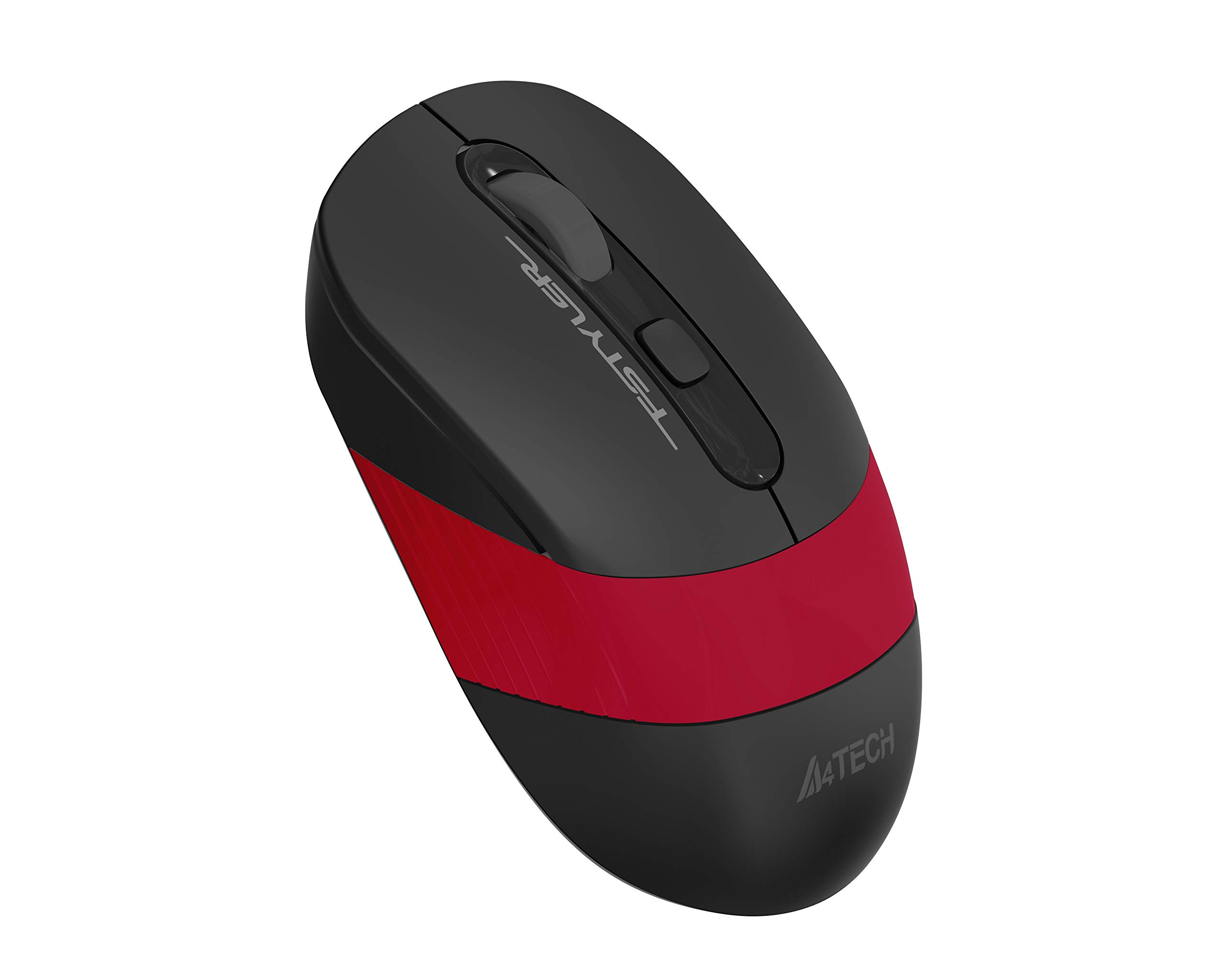 A4 Tech FG10 Nano Kablosuz Optik 2000 DPI Mouse, 4 Yönlü Scroll, Siyah Kırmızı