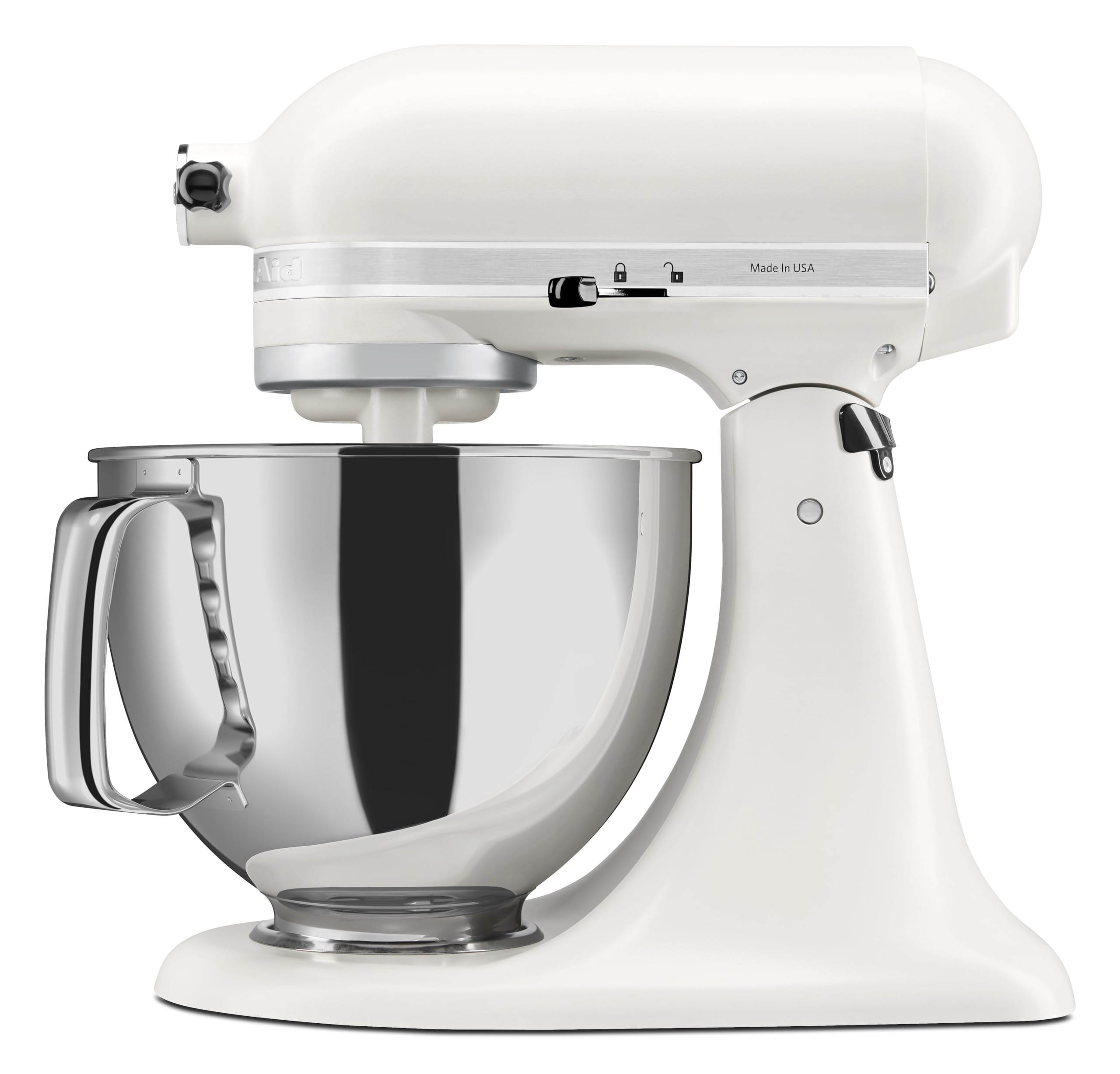 KitchenAid ARTISAN robot kuchenny 4,7 l z uchylną głowicą silnika 5KSM175 KM, w zestawie miska 3 l, akcesoria, porcelana biała