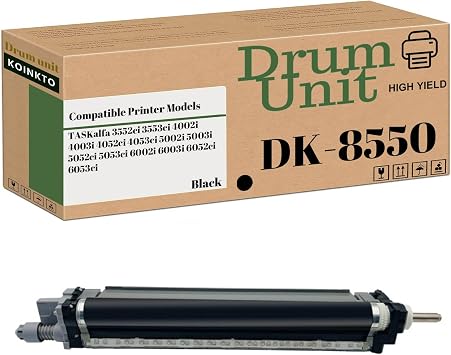 Compatible Drum Unit Replacement for Kyocera DK-8550 302ND93072, for TASKalfa 3552ci 3553ci 4003i 4052ci 5003i 5052ci 5053ci 6052ci Printer 1-Pack Black