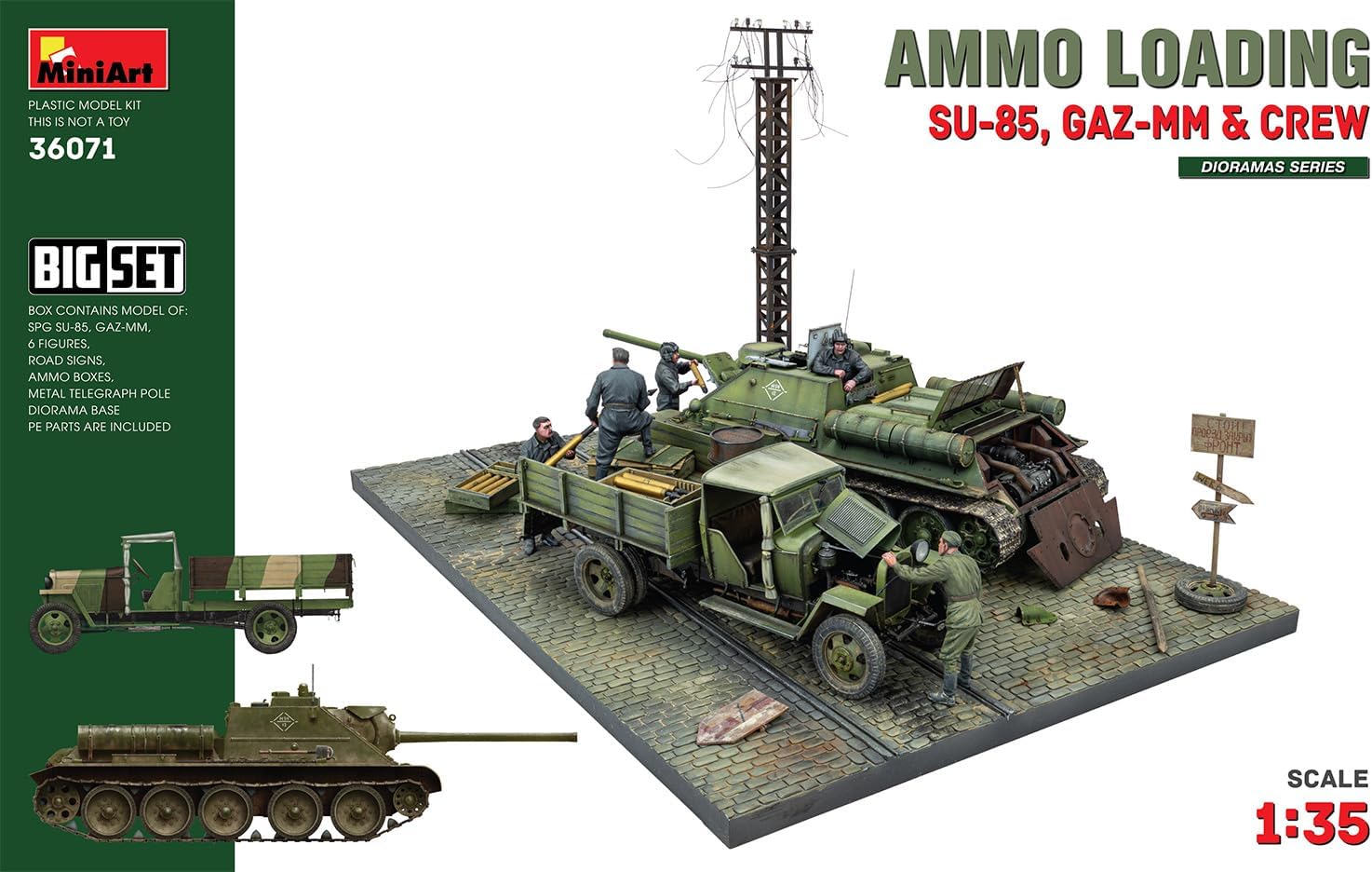 MiniArt MIN36071 Scale Model kit, Unpainted