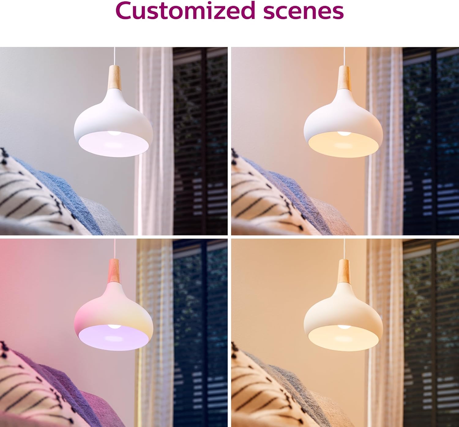 Philips Smart 5-6 Inch Retrofit Recessed Downlight 4-Pack, 1150 Lumens, LED Color Changing Lights, Connects to Wi-Fi, Control with Voice or App, Powered by WiZ Connected - Image 7