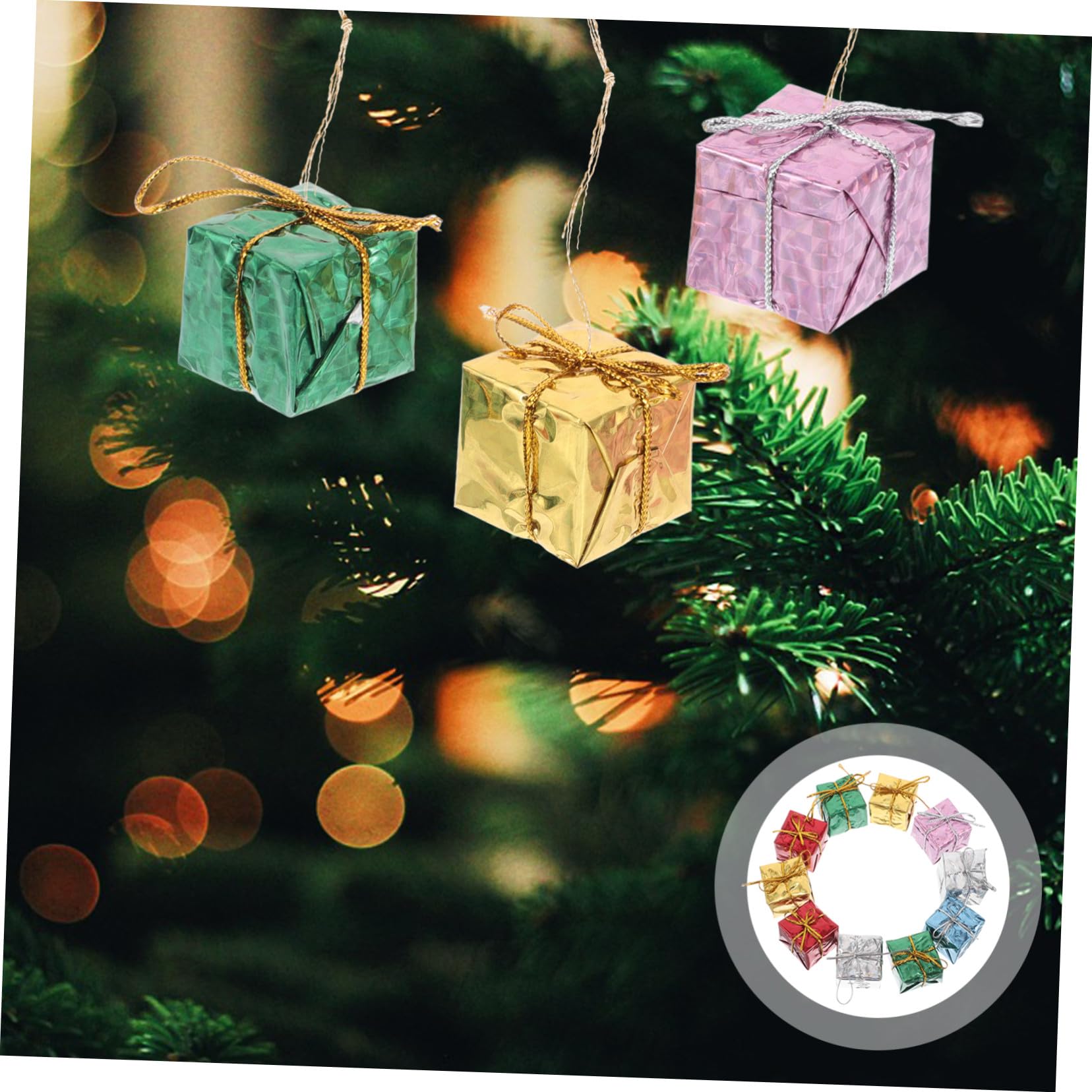 72pezzi Ciondoli Natalizi Decorazione Ornamentali Per Albero Di Natale Decorazioni Natalizie Sospese Appendini Creativi Per Casa Feste Porta Parete Finestra