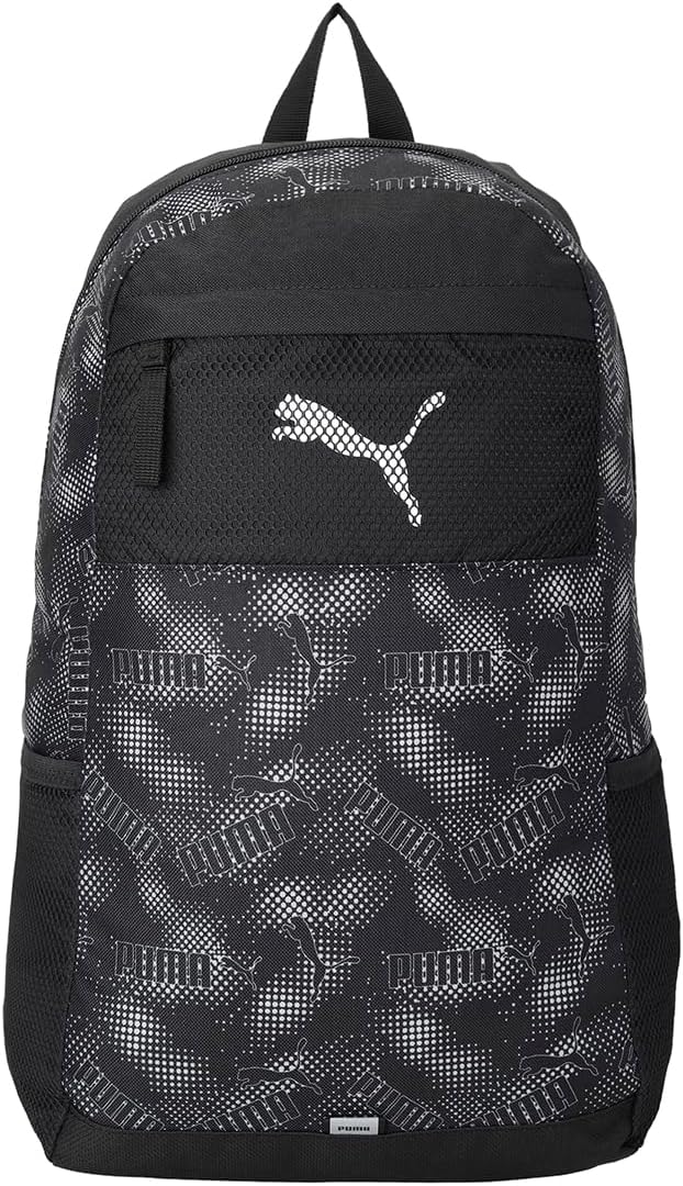 PUMA Backpack, Black-AOP, One Size